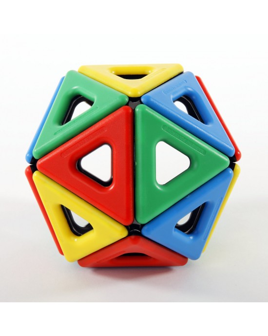 Magnetic Polydron Platonic Solids Set